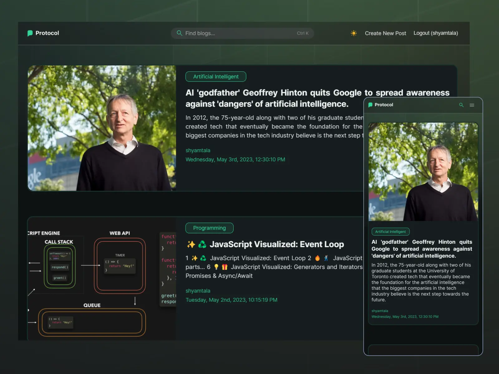 Full-Stack MERN Blogging Site